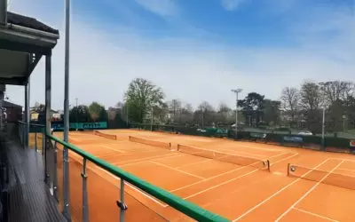 New Clay Courts In Progress
